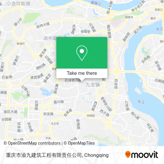 重庆市渝九建筑工程有限责任公司 map