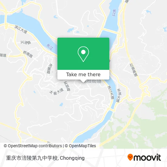 重庆市涪陵第九中学校 map