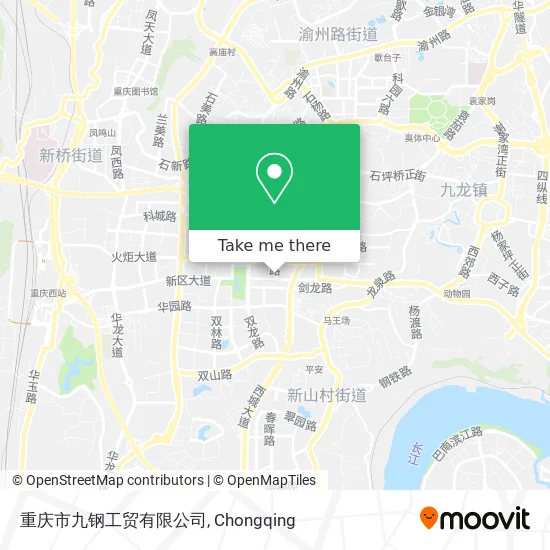 重庆市九钢工贸有限公司 map