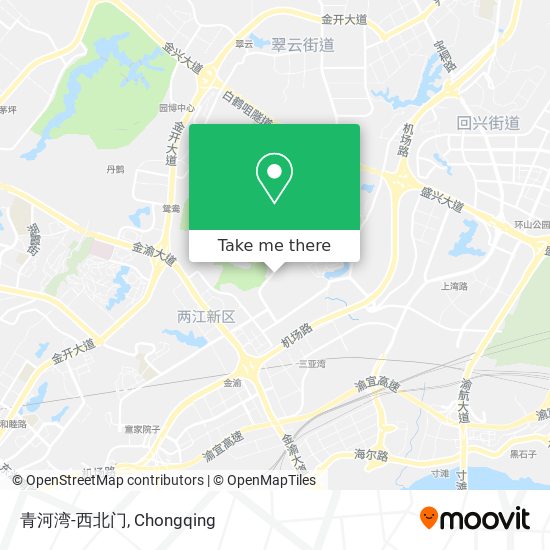 青河湾-西北门 map