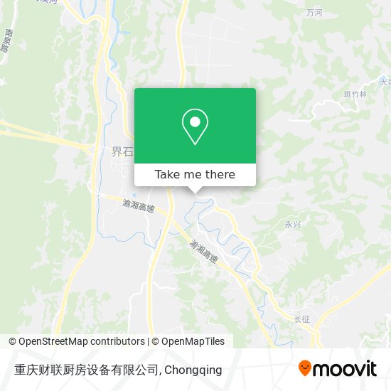 重庆财联厨房设备有限公司 map