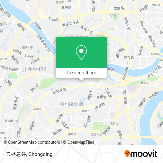 云栖息谷 map