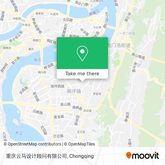 重庆云马设计顾问有限公司 map
