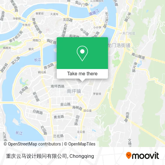 重庆云马设计顾问有限公司 map