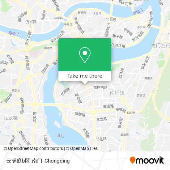 云满庭b区-南门 map