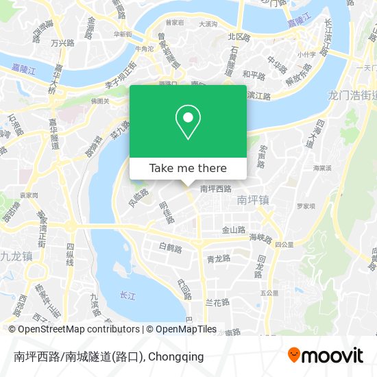 南坪西路/南城隧道(路口) map