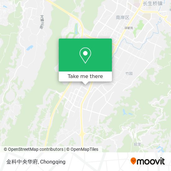 金科中央华府 map