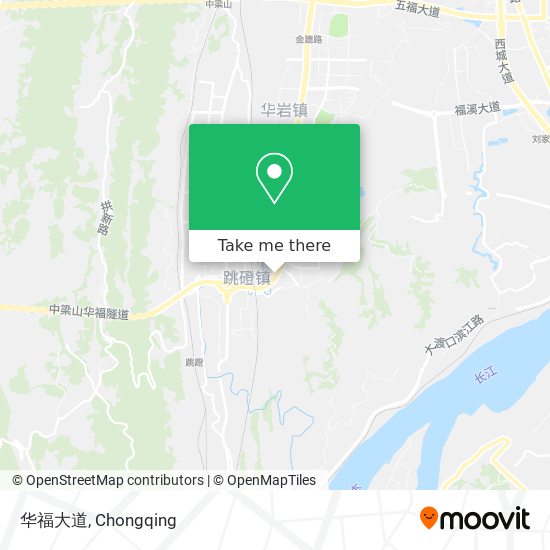 华福大道 map
