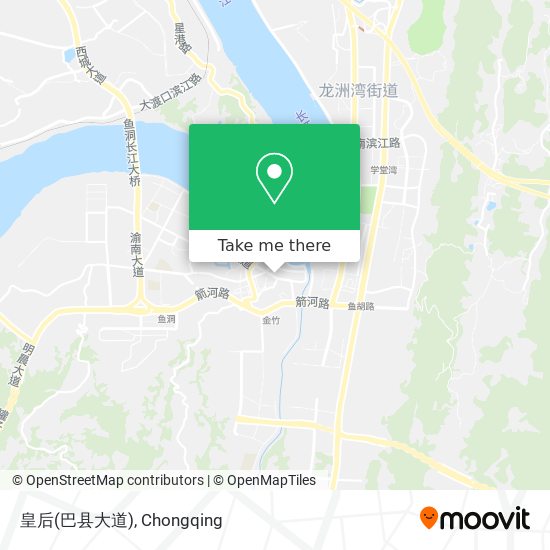 皇后(巴县大道) map