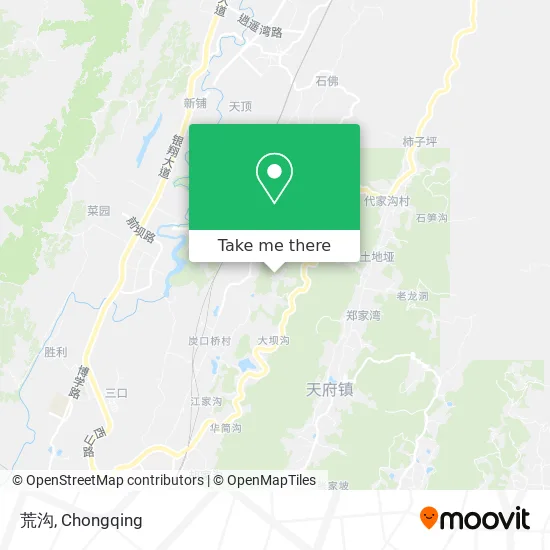 荒沟 map
