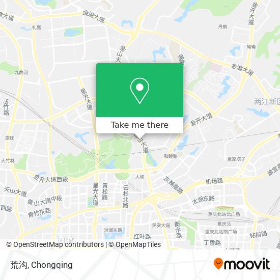 荒沟 map