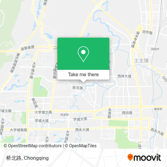 桥北路 map