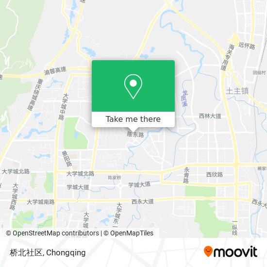 桥北社区 map