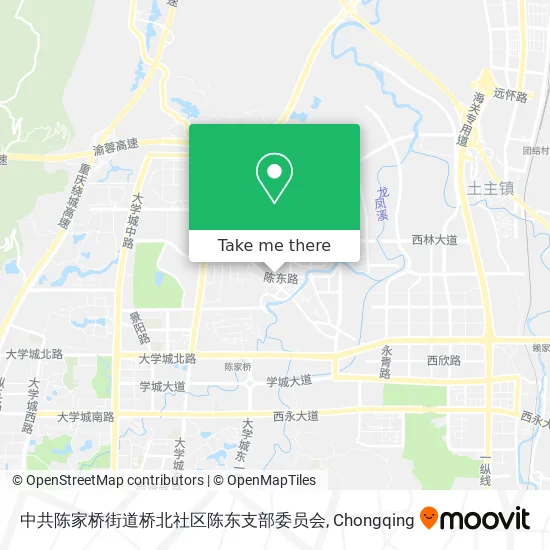 中共陈家桥街道桥北社区陈东支部委员会 map