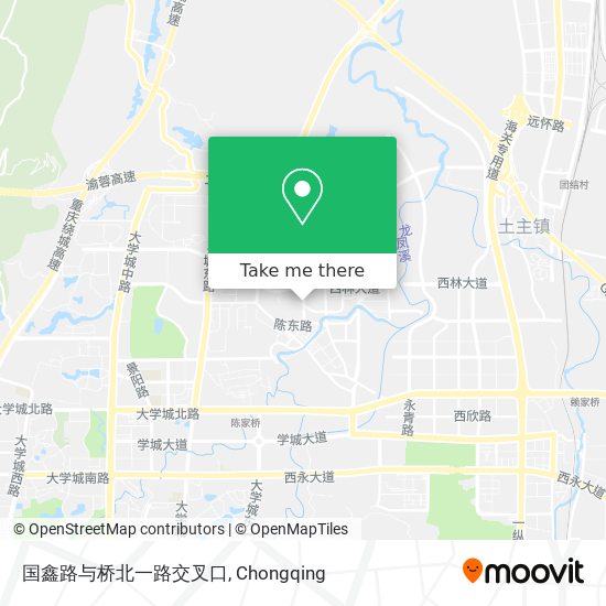 国鑫路与桥北一路交叉口 map