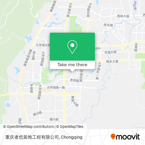 重庆者也装饰工程有限公司 map