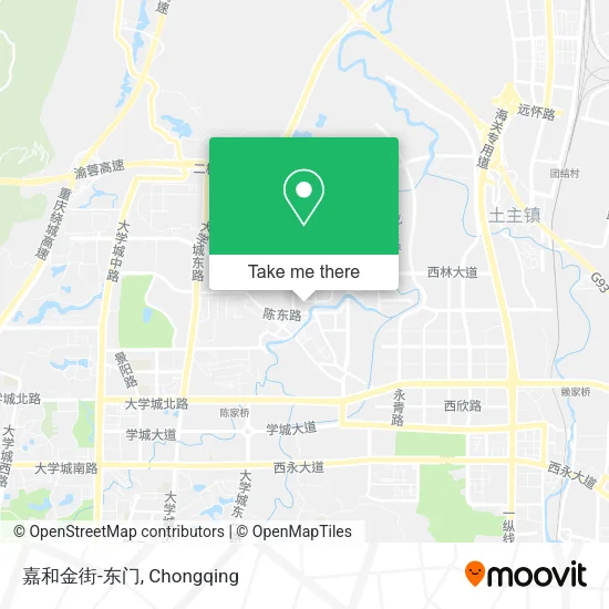 嘉和金街-东门 map