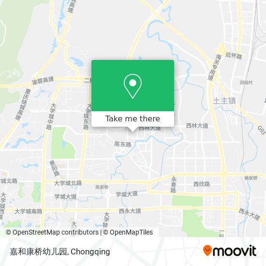 嘉和康桥幼儿园 map