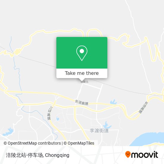 涪陵北站-停车场 map