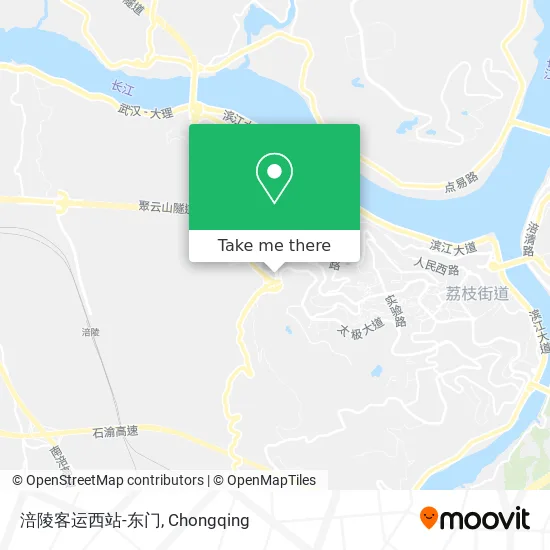 涪陵客运西站-东门 map