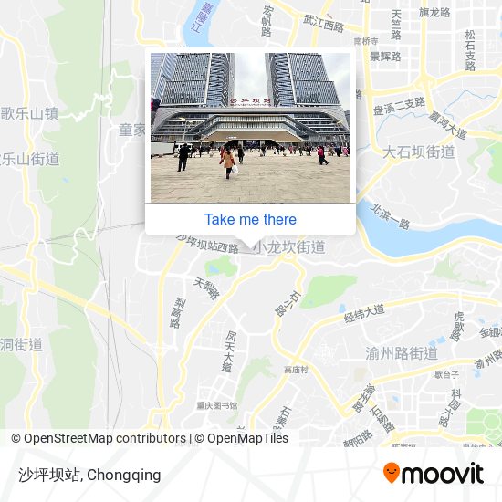 沙坪坝站 map