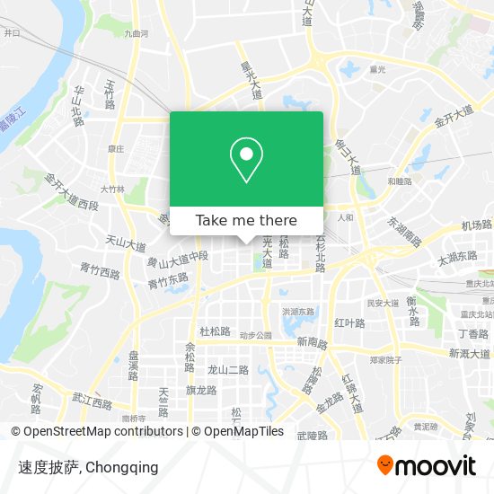 速度披萨 map