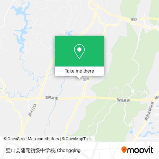 璧山县蒲元初级中学校 map