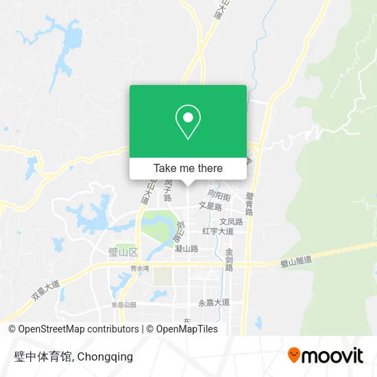 璧中体育馆 map