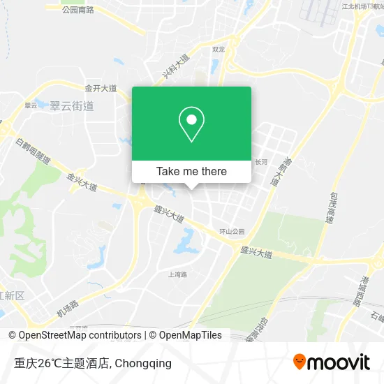 重庆26℃主题酒店 map