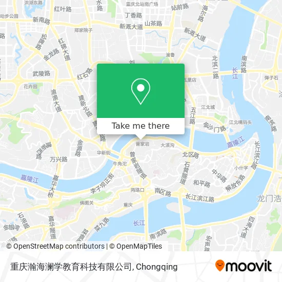 重庆瀚海澜学教育科技有限公司 map