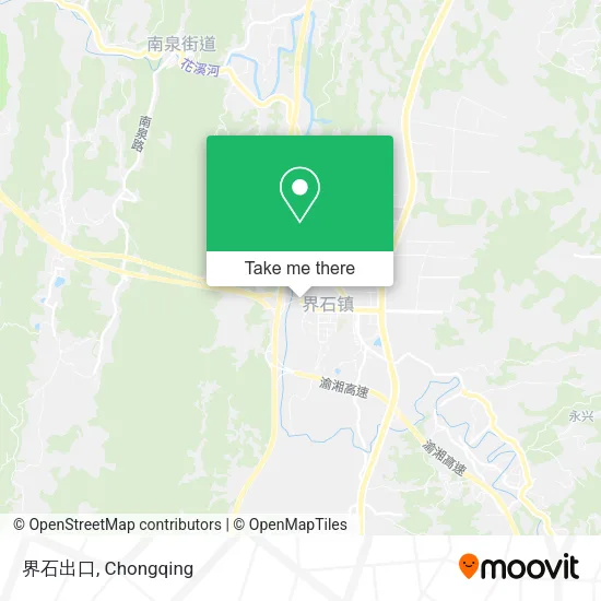 界石出口 map