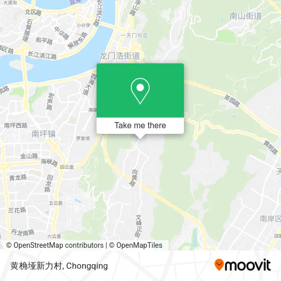 黄桷垭新力村 map