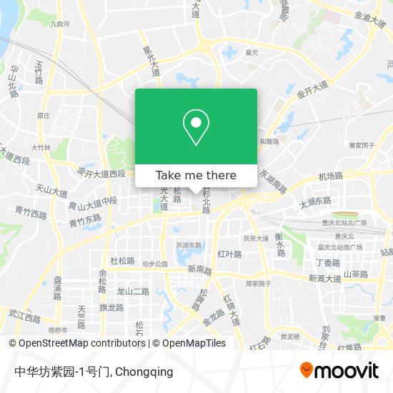 中华坊紫园-1号门 map