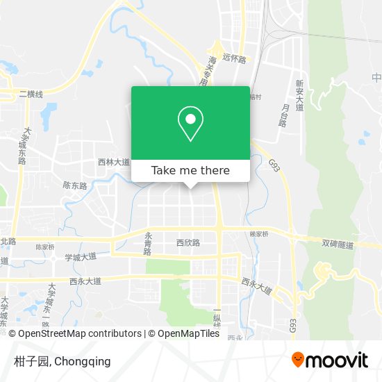 柑子园 map