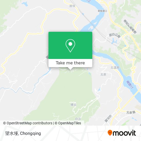 望水垭 map