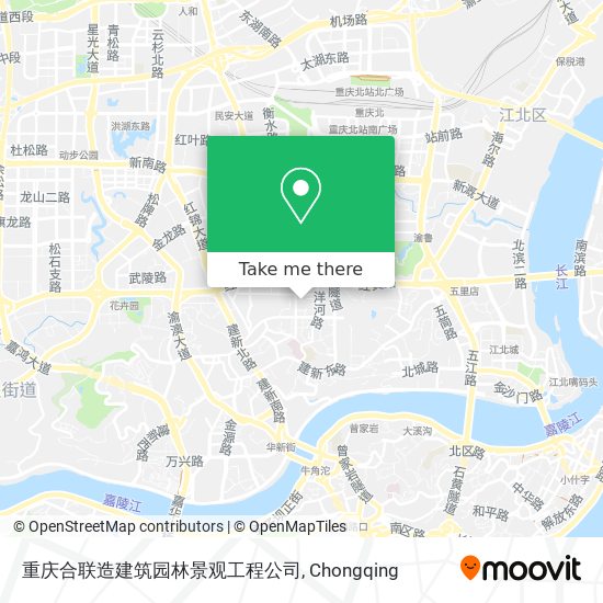 重庆合联造建筑园林景观工程公司 map