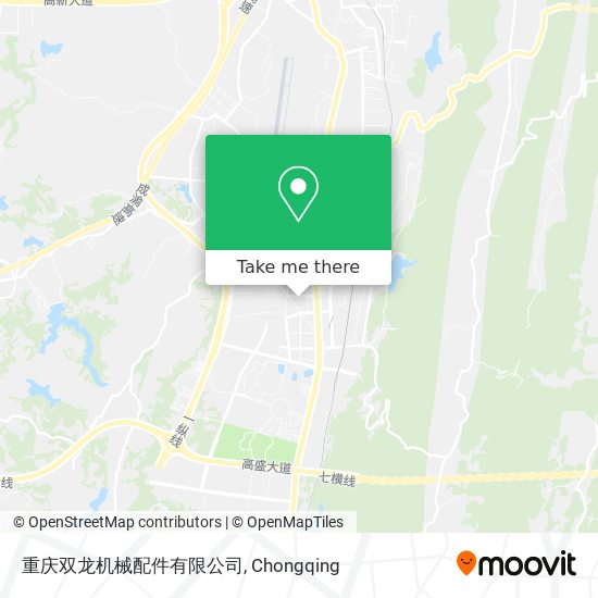 重庆双龙机械配件有限公司 map
