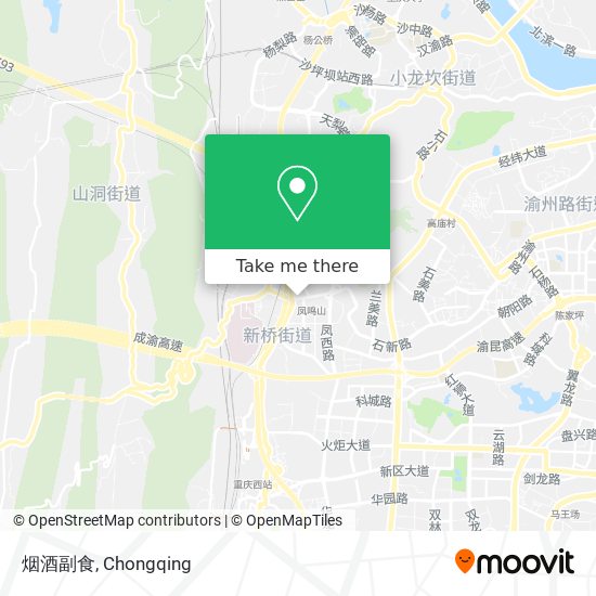 烟酒副食 map