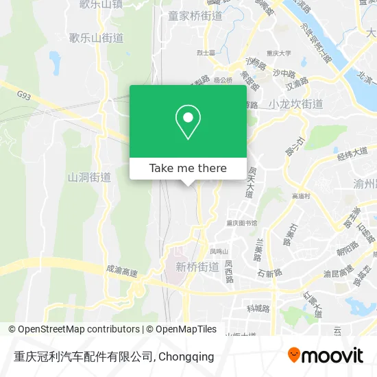 重庆冠利汽车配件有限公司 map