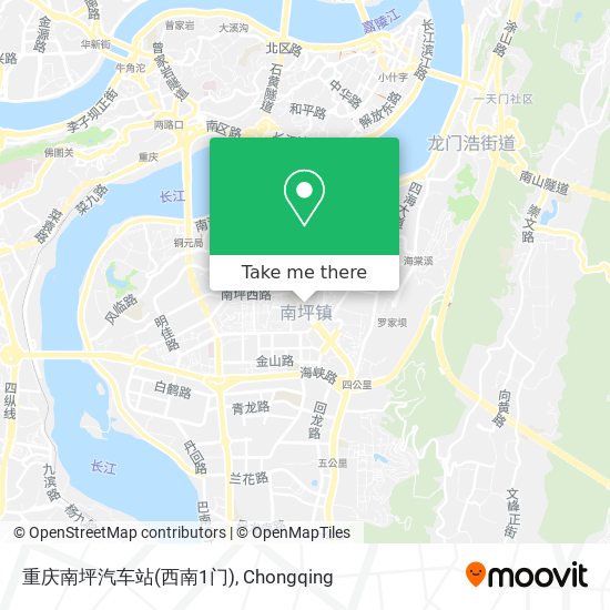 重庆南坪汽车站(西南1门) map