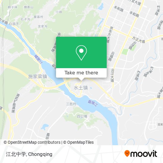 江北中学 map