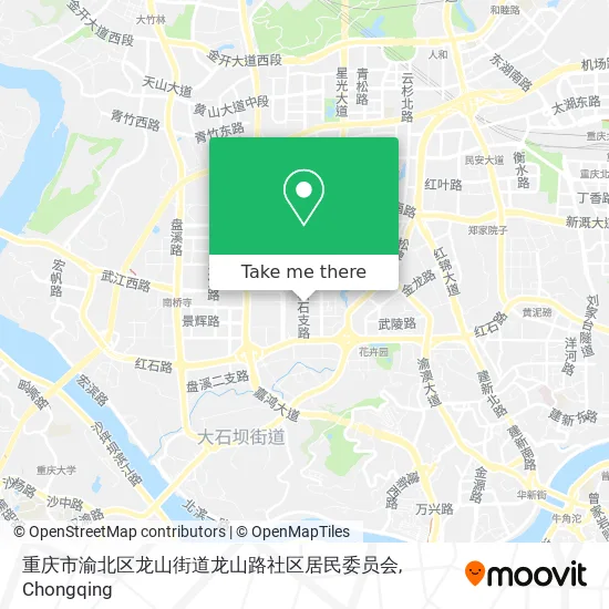 重庆市渝北区龙山街道龙山路社区居民委员会 map