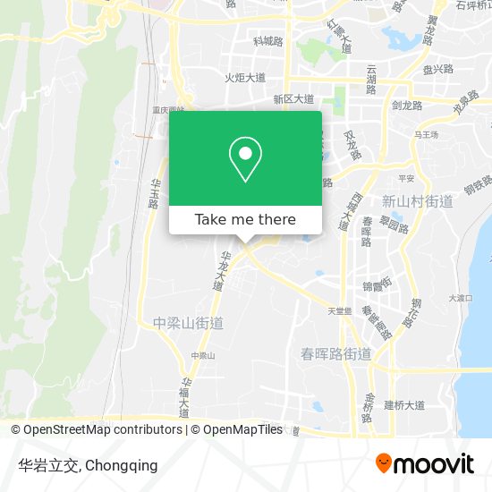 华岩立交 map