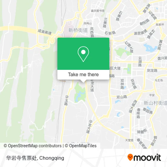华岩寺售票处 map
