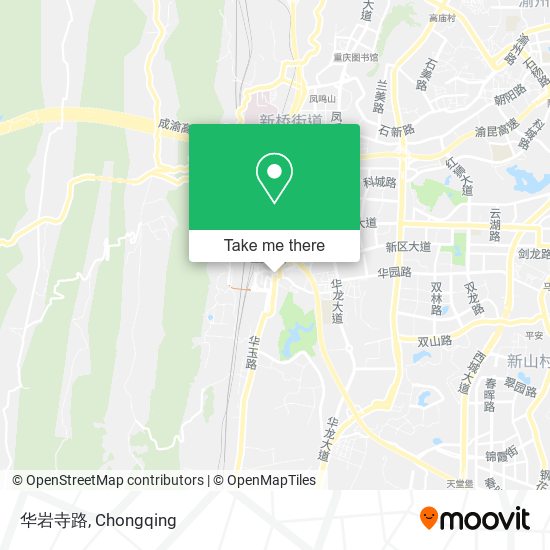 华岩寺路 map