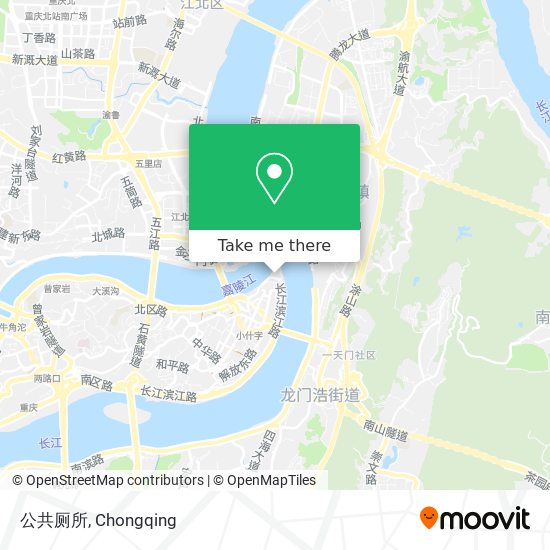 公共厕所 map