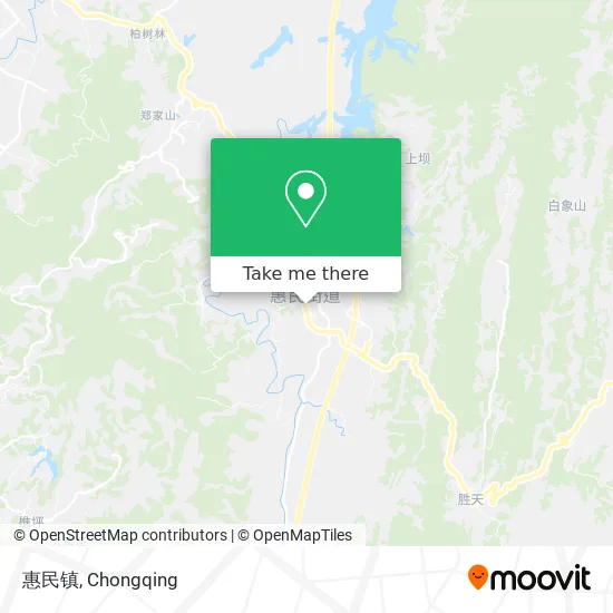 惠民镇 map