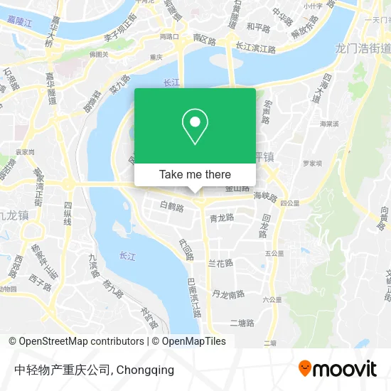 中轻物产重庆公司 map
