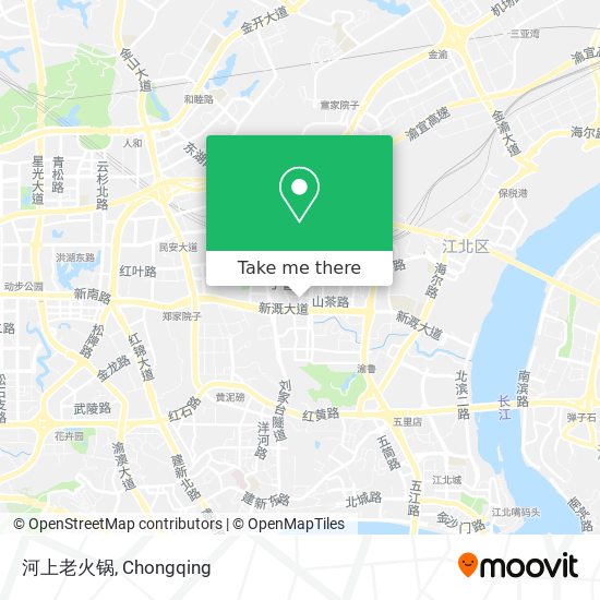 河上老火锅 map