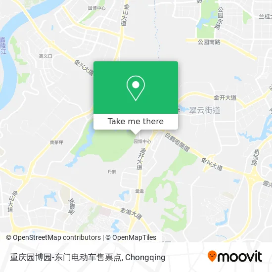 重庆园博园-东门电动车售票点 map